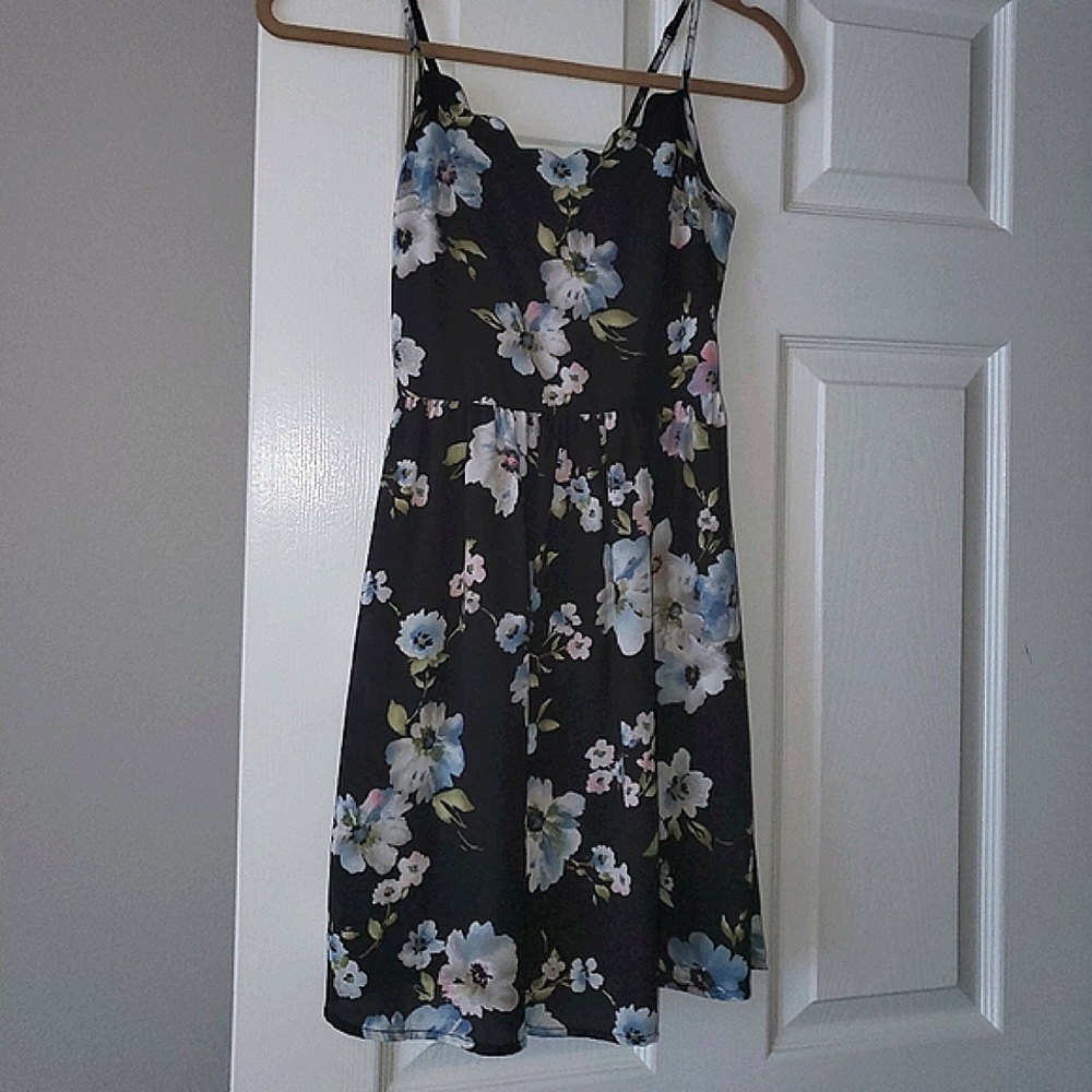 Xhilaration size XS floral black sundress